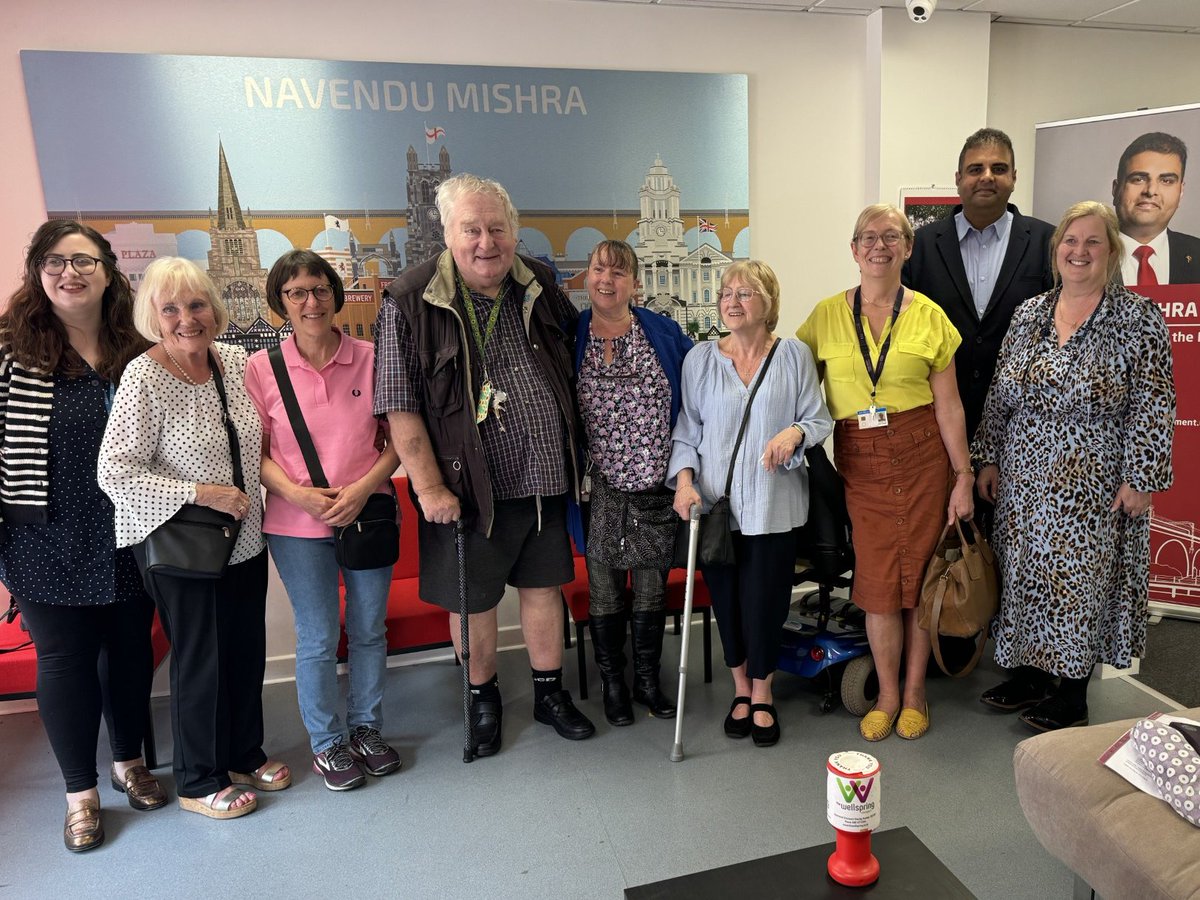 Navendu Mishra (@navpmishra) on Twitter photo Great to have <a href="/educatestock/">EDUCATE Stockport</a> members visit my office.
We discussed the vital support provided by this group for people with dementia in Stockport. I'm very grateful for all they do to address the isolation and stigma many people with dementia face.
educatestockport.org.uk Great to have <a href="/educatestock/">EDUCATE Stockport</a> members visit my office.
We discussed the vital support provided by this group for people with dementia in Stockport. I'm very grateful for all they do to address the isolation and stigma many people with dementia face.
educatestockport.org.uk