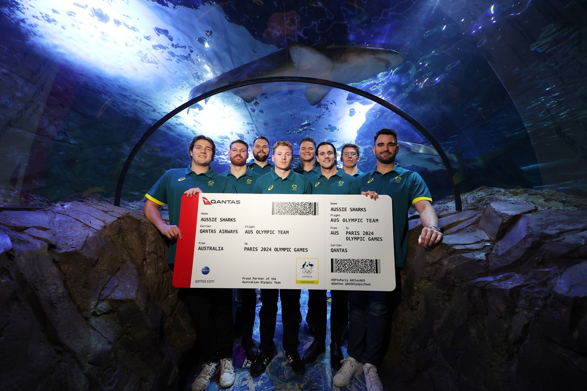 Congrats to John Hedges and Luke Pavillard who will make their Olympic Debut as part of the Aussie Sharks team in Paris 🦈

For those playing along at home, 16 of the now 100 Australian Olympic Team are from WA! 🥳🎉