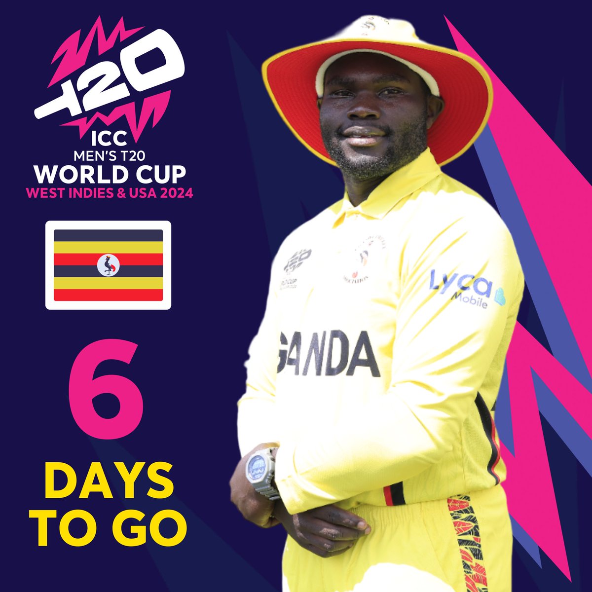 We're almost there—Just 6️⃣ days left until the main event. 

Spread the word and let everyone know it's time to get ready!

#T20WorldCup #WeAreCricketCranes