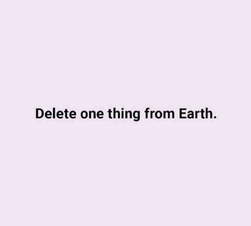 Tell me I’ll delete !