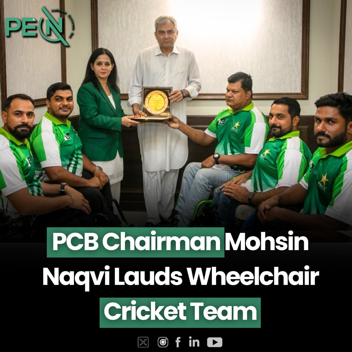 #PCB Chairman Mohsin Naqvi lauds Wheelchair #Cricket Team pakeconet.com.pk/story/118216/p…