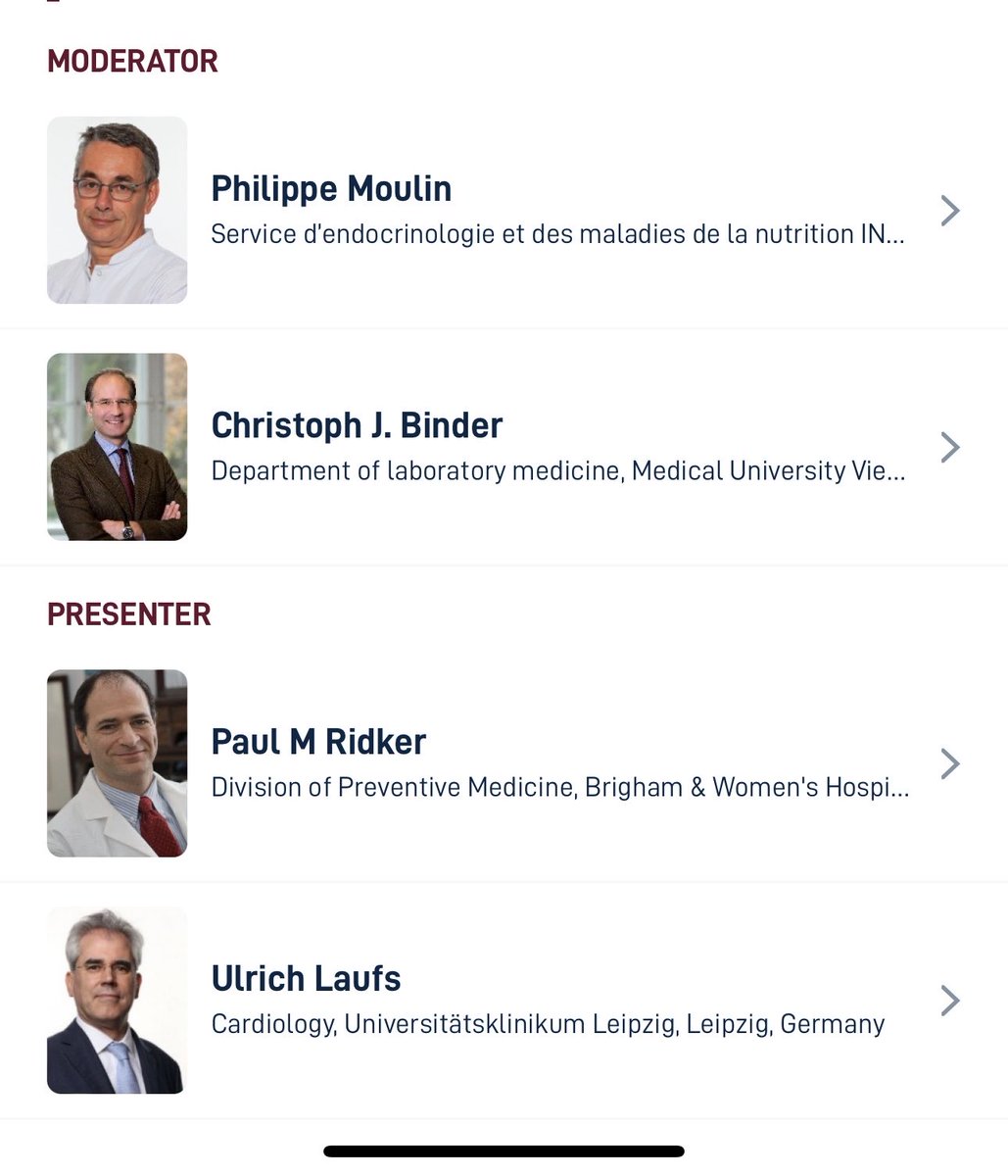 SABOURETCardio's tweet image. #EASCongress2024 #inflammation #modulation ongoing session ☀️