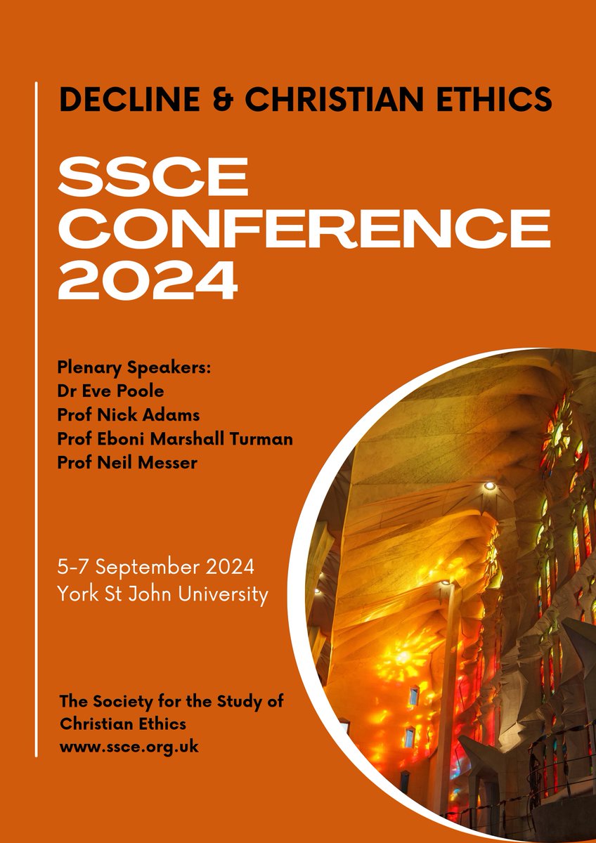 5th-7th Sep 24| York St John University
We look forward to your attending our annual SSCE conference on 5th-7th September at York St John University! The register has now opened! Click the register link to find out more!
Register Link: ssce.org.uk/home