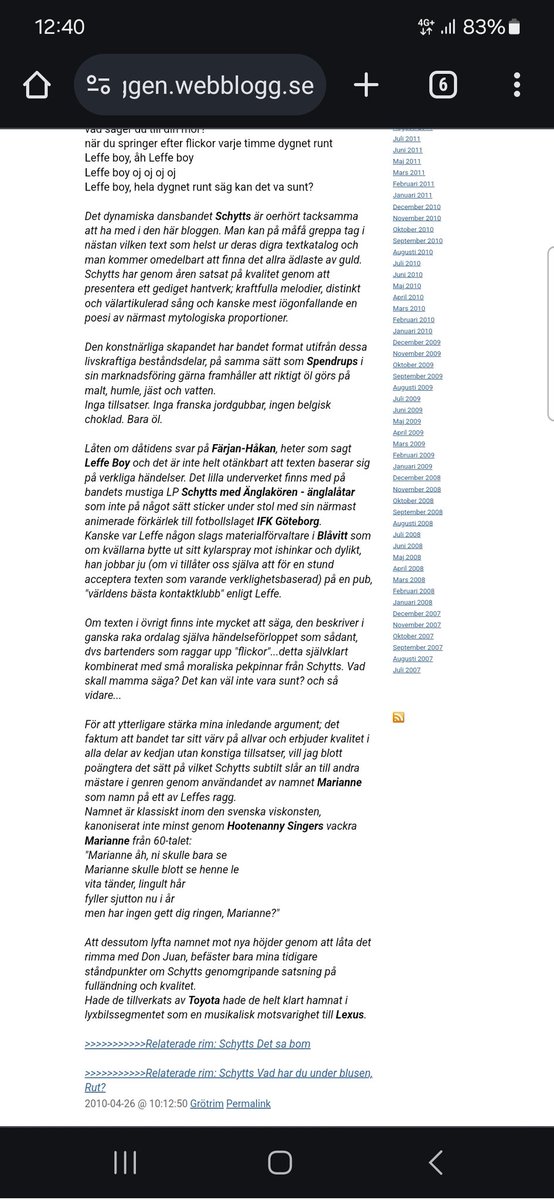 Stee_van_Cleef's tweet photo. En hyllning till dansbandet Schytts. #rimbloggen https://t.co/3evl194Exz