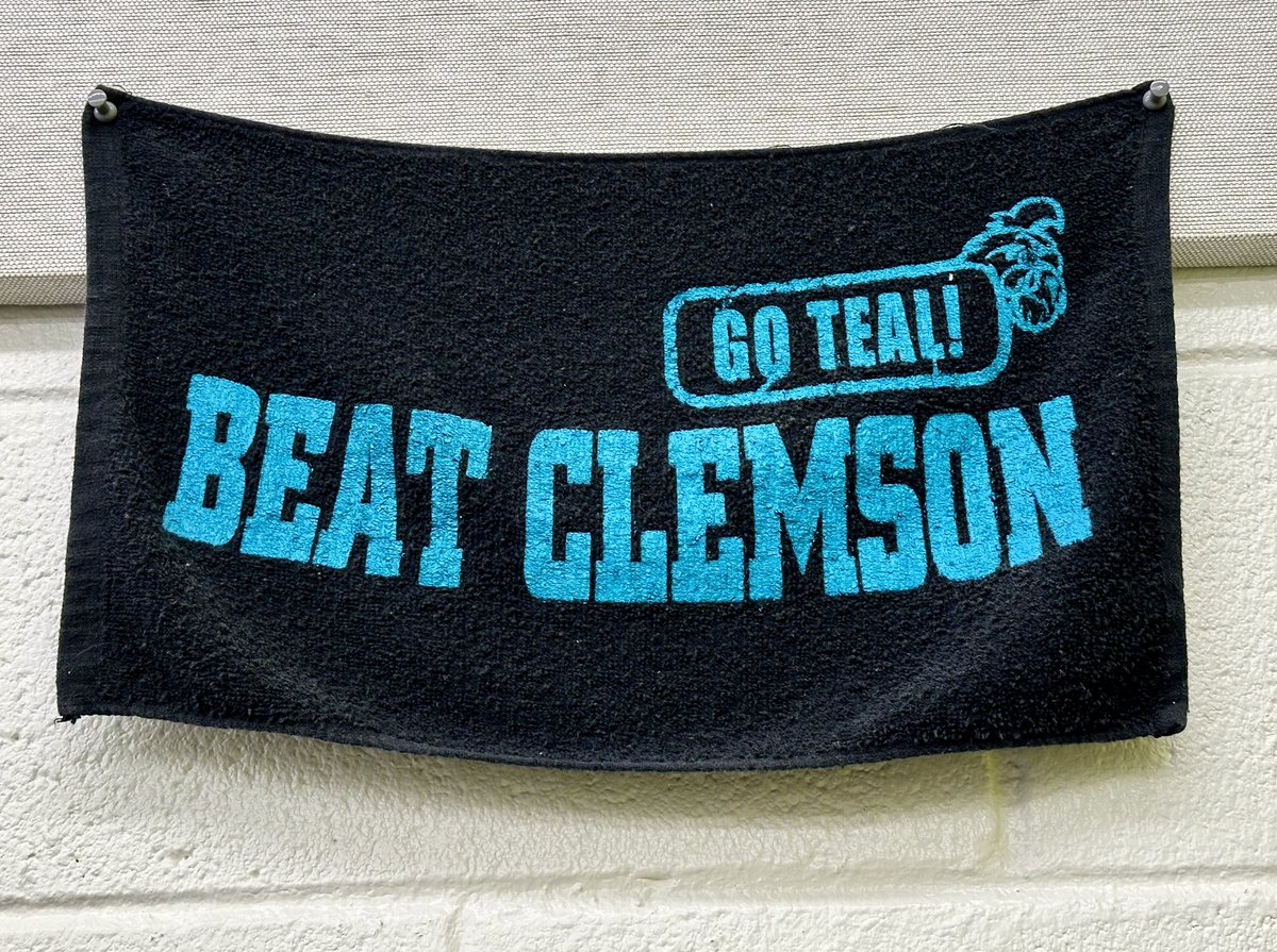 Hoping to be able to bust this towel out for this weekend! #ChantsUp #BeatClemson