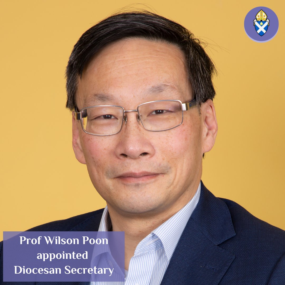 Professor Wilson Poon FRSE FInstP will be <a href="/EdinDiocese/">Diocese of Edinburgh</a>'s new Diocesan Secretary, @BishopEdinburgh has announced.

Wilson is a member of <a href="/OldSaintPauls/">Old Saint Paul's</a> and is Professor of the <a href="/PhysAstroEd/">Physics Astro @ Edin</a> at <a href="/EdinburghUni/">The University of Edinburgh</a>.

Read the full announcement here: edinburgh.anglican.org/2024/05/new-di…