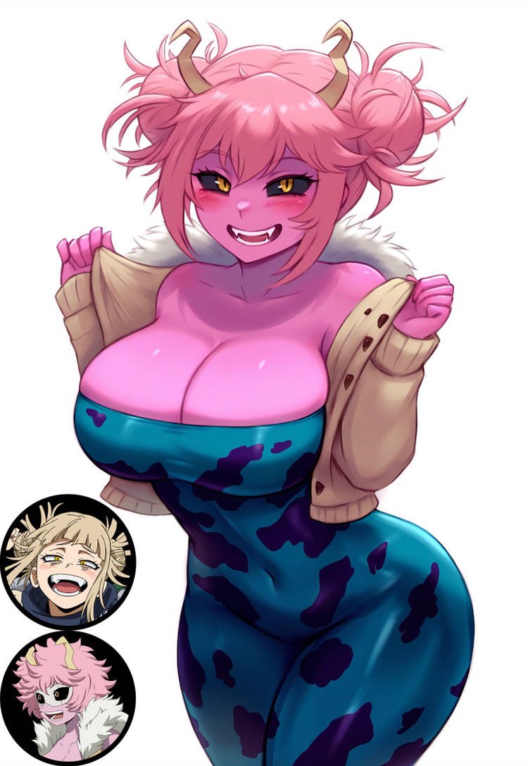 “C’mon! I took Mina’s body just cause her boobs and pink skin make me look so great!”

“But it’s not helping I’m still so hungry! You’ll be my snack won’t you?”

(Drop a pic to get gulped)