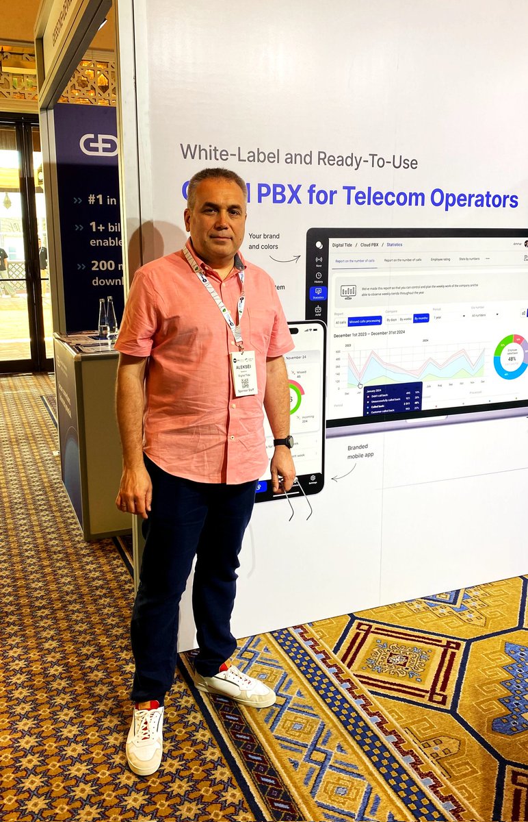 ... and back online, this time for Telecom World Middle East 2024