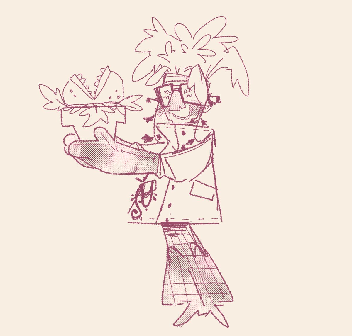 I made another Psychonauts OC, Filix!! She worked in the lab with Germ