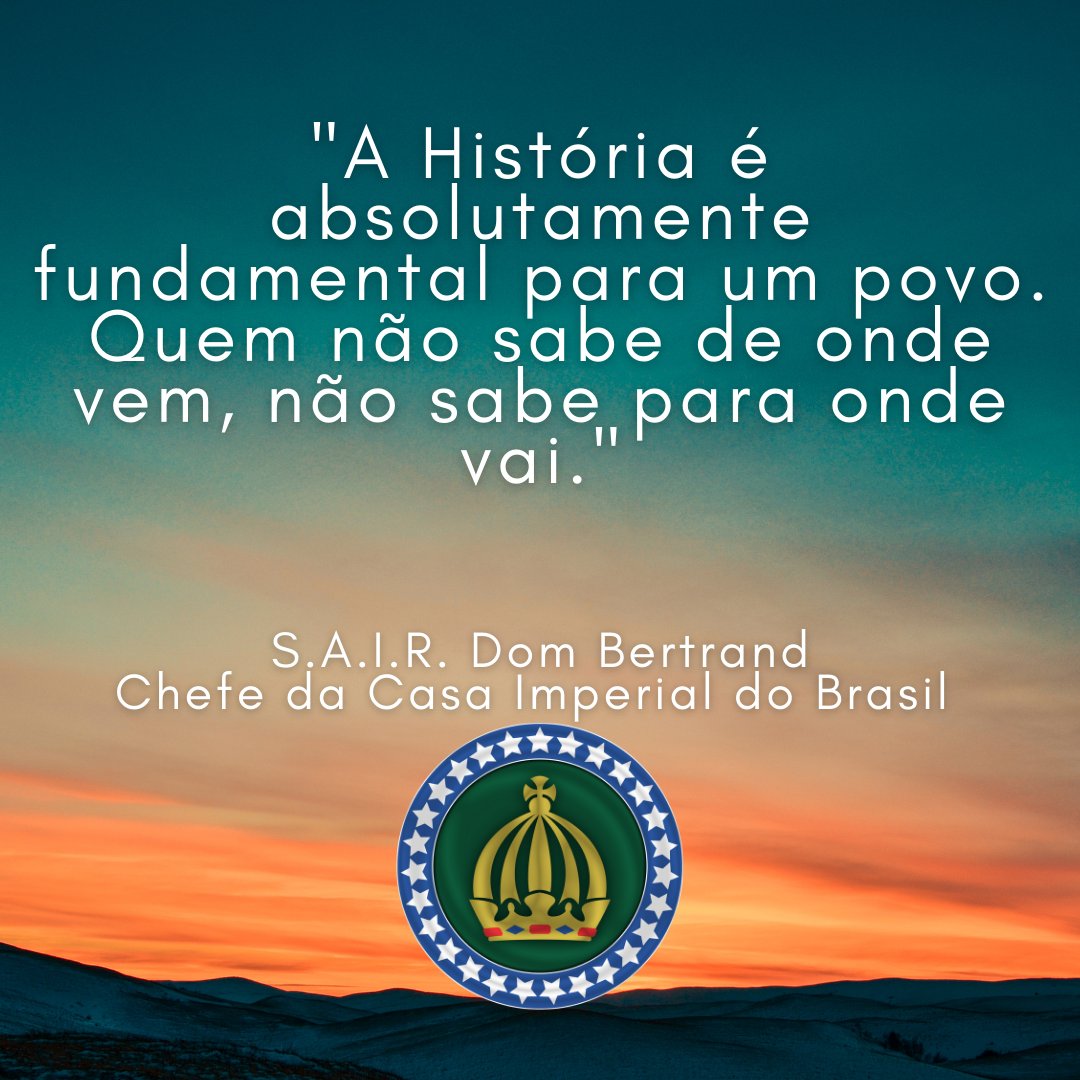 Com a palavra, o Chefe da Casa Imperial do Brasil