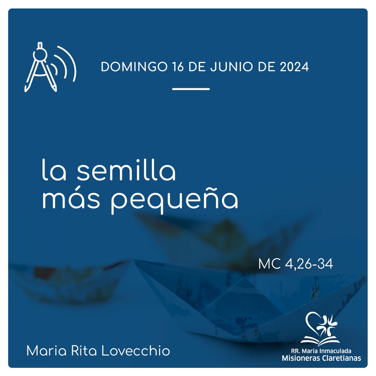 ClaretianasEuro's tweet photo. 📖Este domingo vivimos acompasados con la Palabra de Marcos: “el Reino de Dios es como un grano de mostaza”.
💬Como nos dice Maria Rita, "en nosotros crece el Reino de Dios, el Amor".
👉https://t.co/cXrHpAlR5r
#Acompasando #Claretianas #Eco #Domingo #Evangelio #ComentarioPalabra https://t.co/kH6rtuC0UV