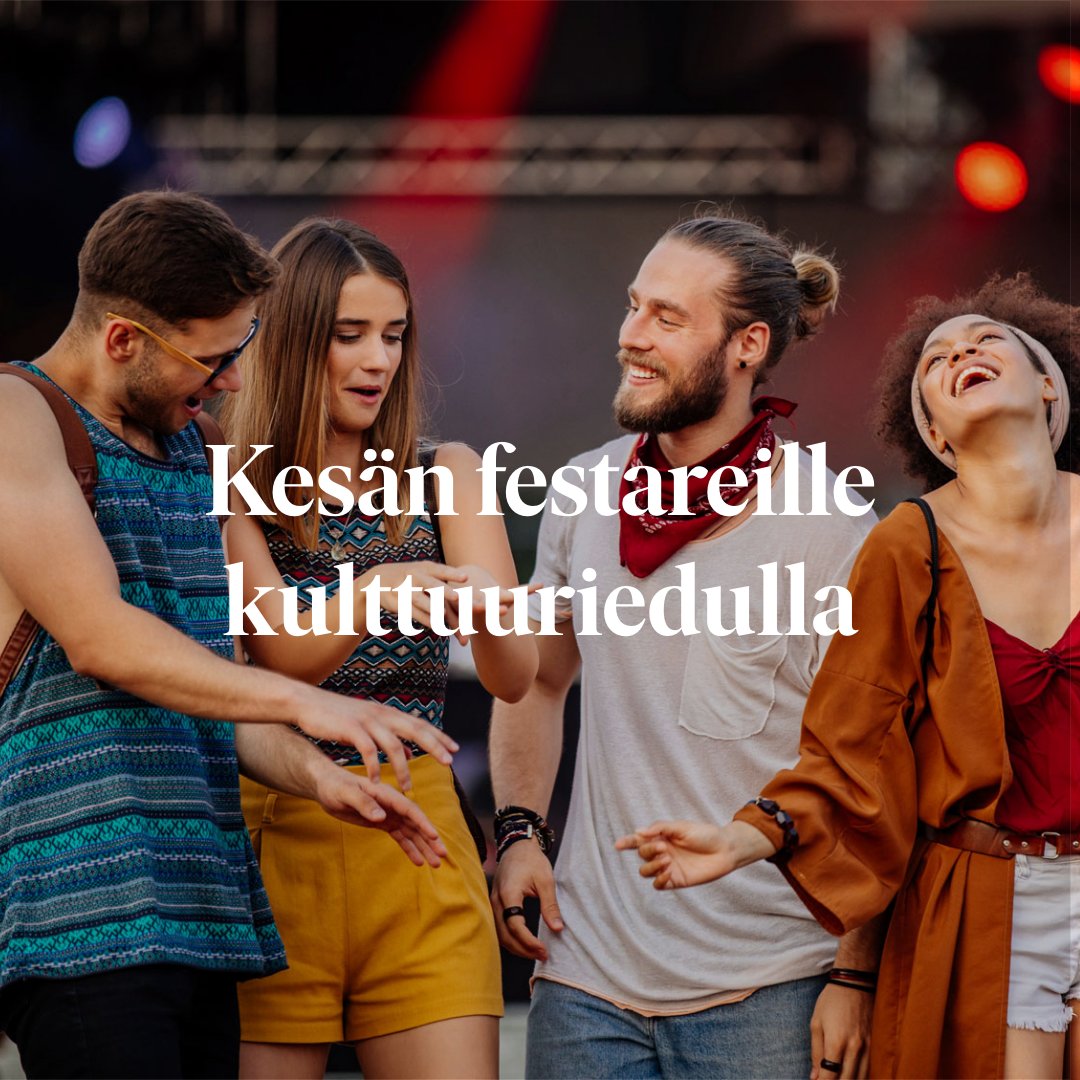 Kesä on festarihumua täynnä, kun toinen toistaan upeampi tapahtuma täyttää Suomen suven. ☀️😎💃 Keräsimme blogiin Suomen kovimmat tapahtumat. Muista hyödyntää kulttuurietusi. ❤️
eu1.hubs.ly/H09kM_h0

#smartum #kulttuurietu #kesä2024 #tapahtumat2024 #festarit2024