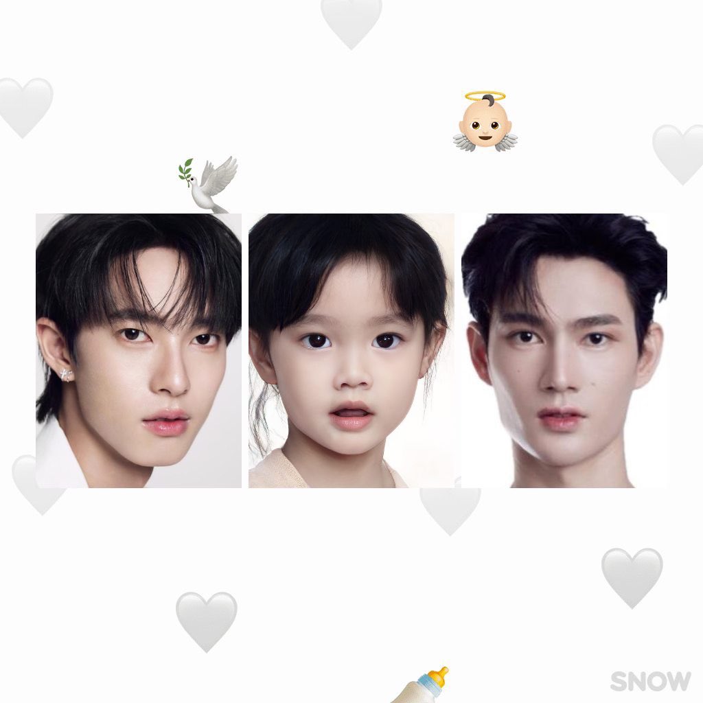 So use their profile picture I made their children. So cute Pavi 👦 and Poorin👧

#pavelphoom #ppoohkt 
#BabeCats #PooHHooPers