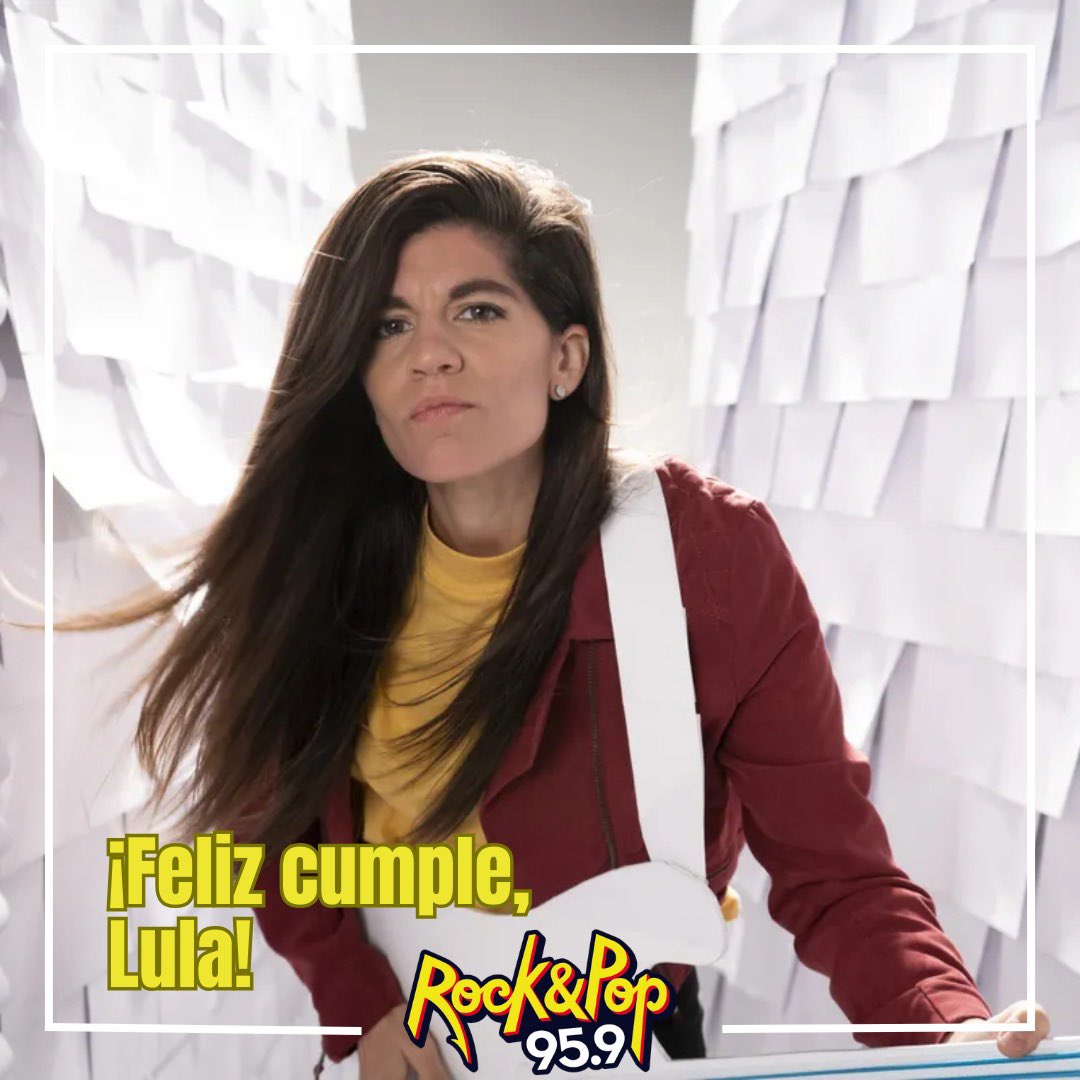 ¡FELIZ CUMPLE LULA!

👉Lula Bertoldi, la vocalista y principal compositora de Eruca Sativa, cumple 39 años🫶🏻

#fmrockandpop #nosgustaelrock