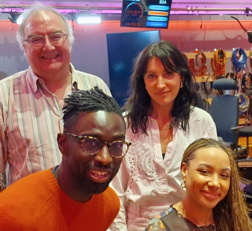 S9 Episode 1 of #AddToPlaylist is out now!

With brilliant guests @NeilKBrand + Natalie Duncan  - if you missed the repeat this morning on @BBCRadio4 you can listen back on @bbcsounds 

Presenters @jeffreykboakye and me 
Producer @leadbelly61 
Editor @timothyprosser 

🎶📻