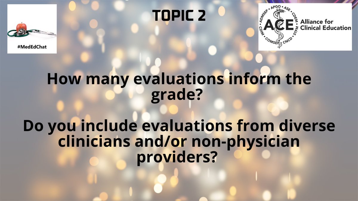 MedEd Chat (hosted by ACE) tweet media