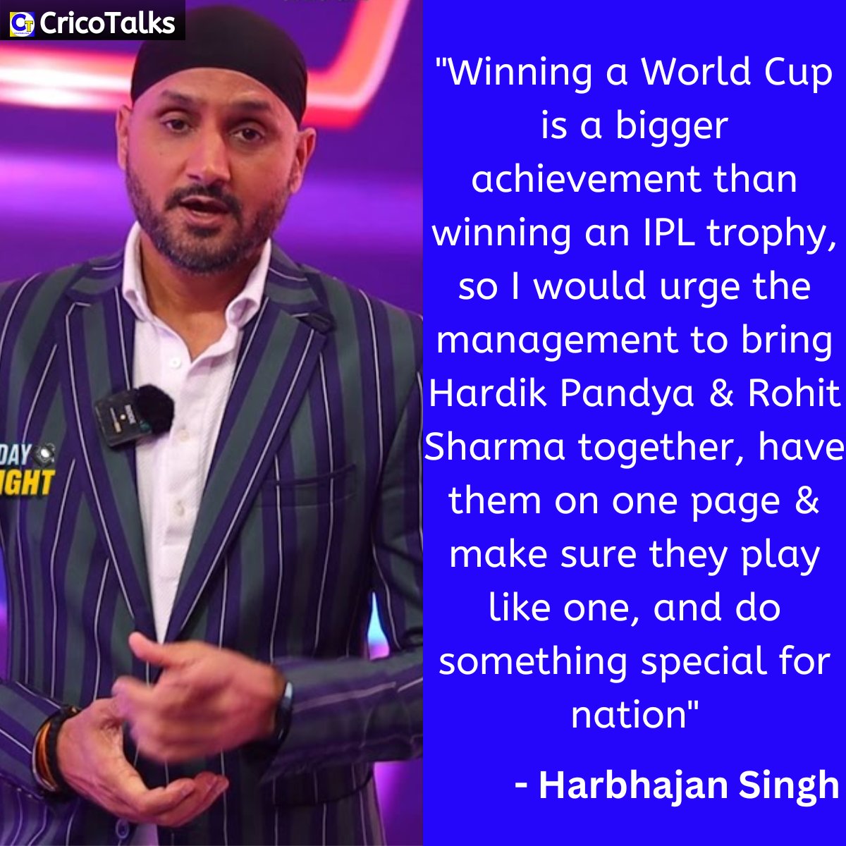 #TeamIndia #T20WorldCup2024 #cricotalks #HarbhajanSingh