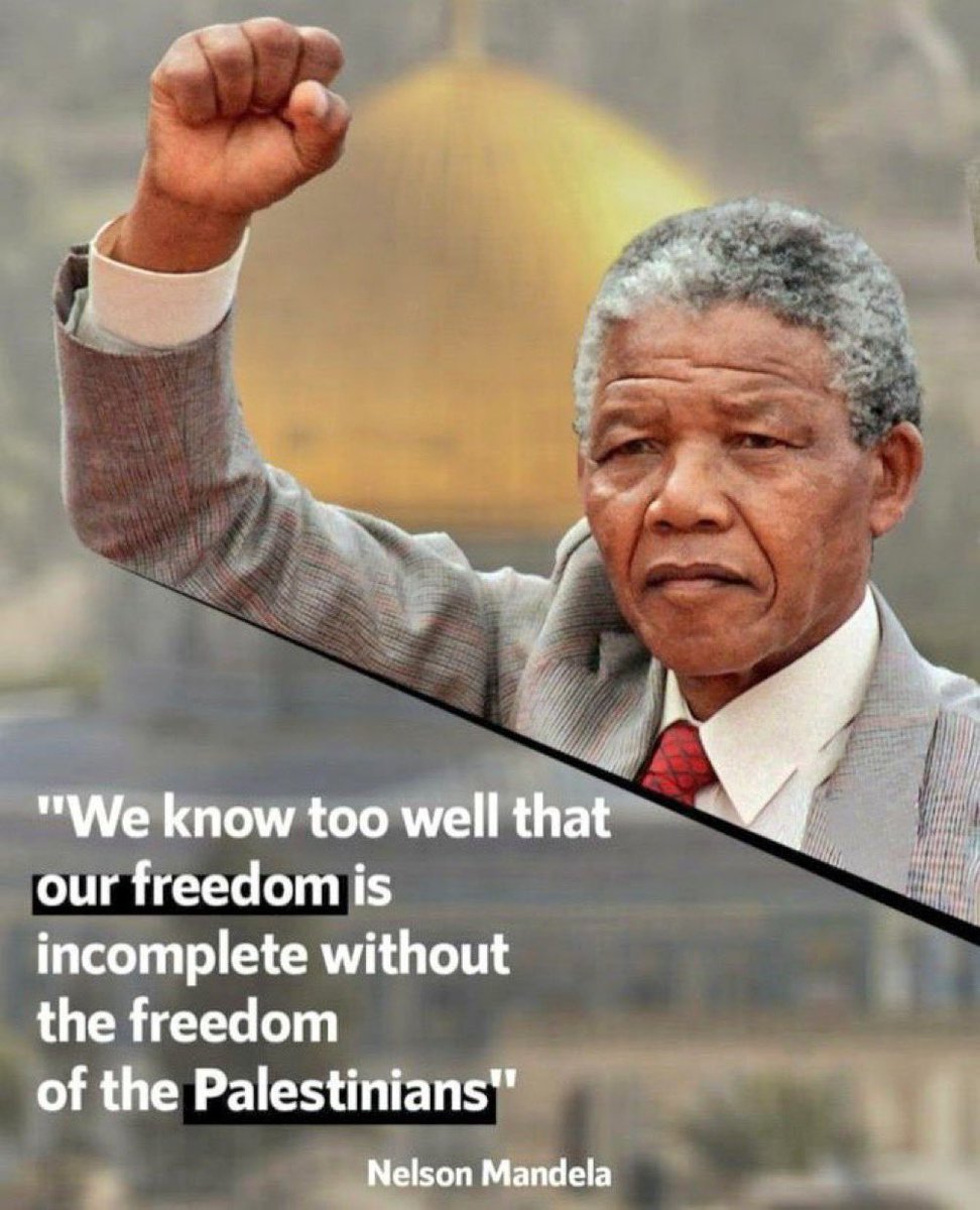 MbalulaFikile's tweet photo. “We know too well that our  freedom is incomplete without the freedom of Palestine” 

- Former ANC President, Comrade Nelson Mandela 🇵🇸

#IAmVotingANC
#LetsDoMoreTogether https://t.co/RN6kWDVFNa