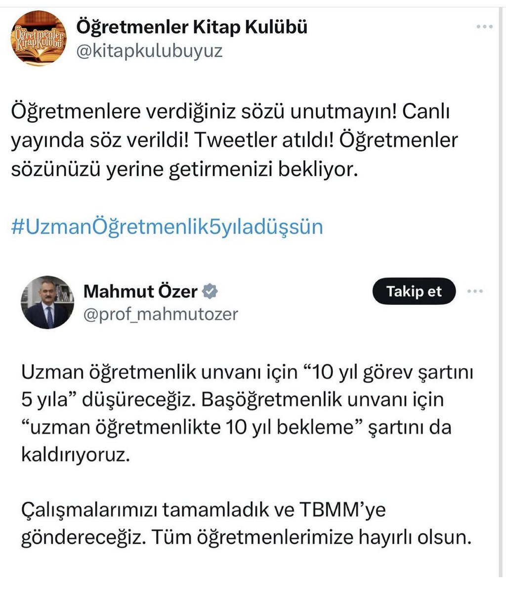 #UzmanÖğretmenlik5yıladüşsün