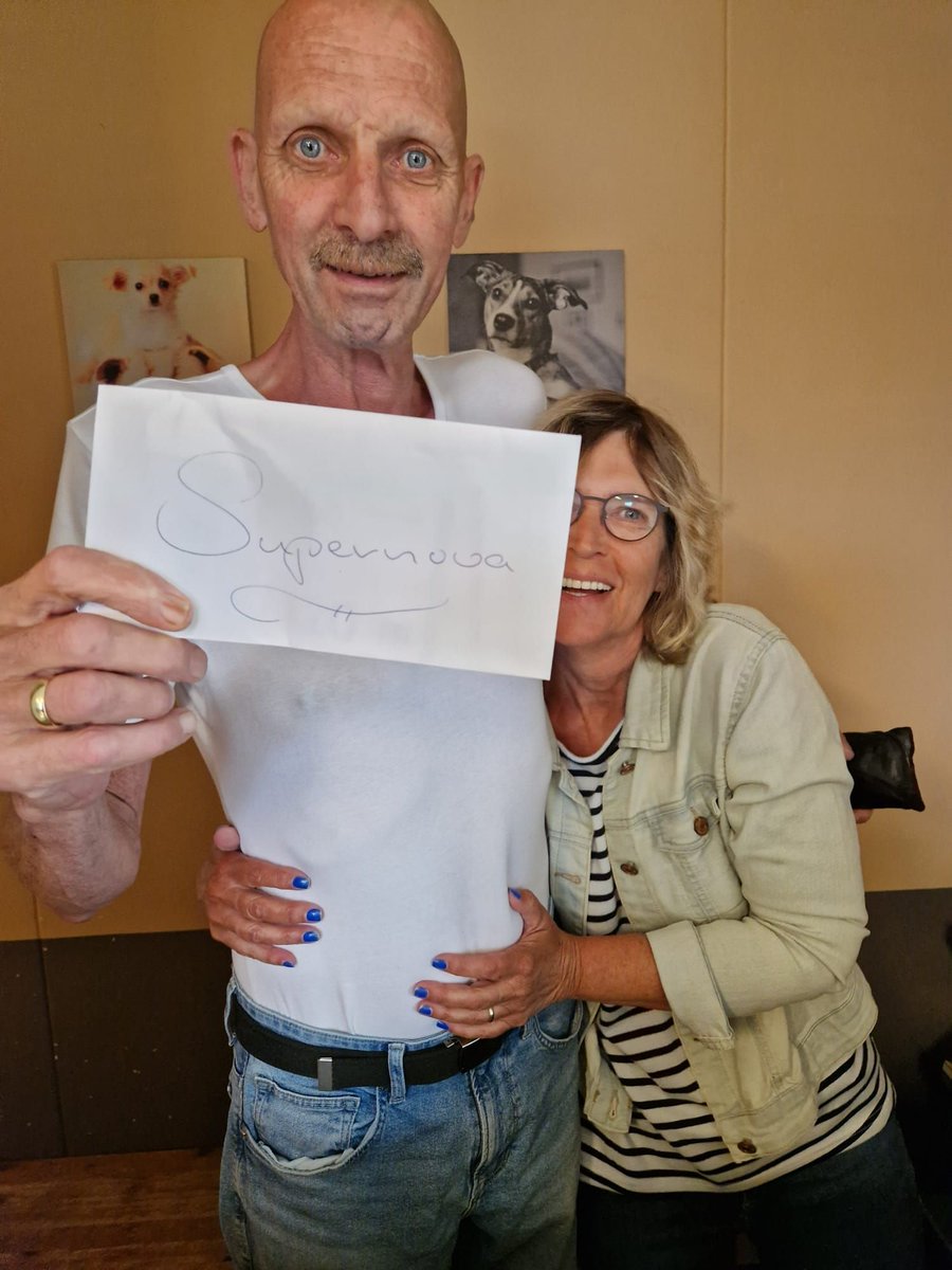 DCAchterhoek's tweet photo. Ook deze twee kanjers (Ruud en Mathilde) doneerden voor Supernova โค๏ธ
#vrijwilligers #groothart https://t.co/X9hbExYIKv