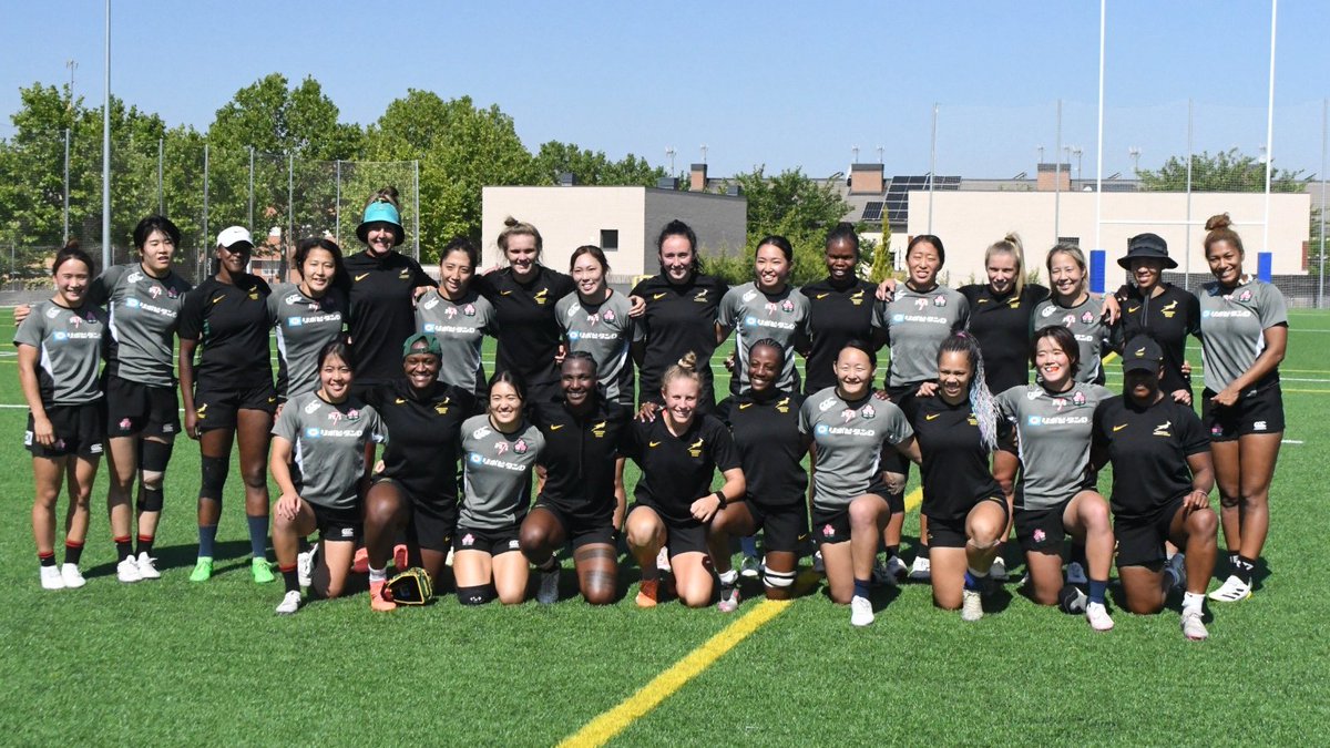Arigato @JRFURugby . Thank you for the session today and good luck for the weekend! #BokWomen7s #MakeItCount #Madrid7s #hsbcsvns