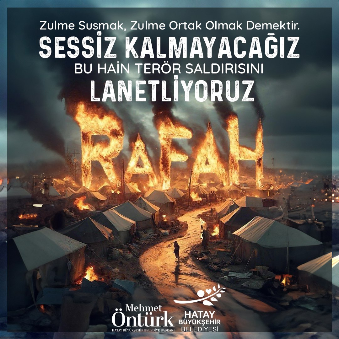 Tarihte eşi benzeri görülmemiş zalim bir devletle karşı karşıyayız.

Zulmü, terörün de ötesine geçen bu katil devlete karşı olmak hepimizin birinci önceliği olmak zorunda.

Susmadık, susmayacağız. Vicdanımızın sesini dünden daha fazla haykıracağız.