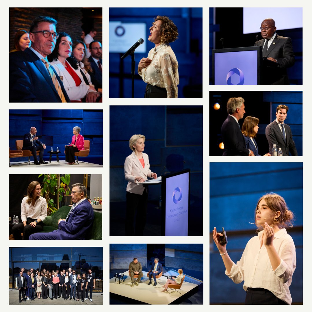 Throwback: 2 weeks ago, leaders, stakeholders and activists from 80 countries gathered for #CDS2024. Discussions focused on the future of European leadership, supporting democracy defenders, advancing tech for democracy and ensuring Ukrainian victory.

👉 bit.ly/3V0rJSQ