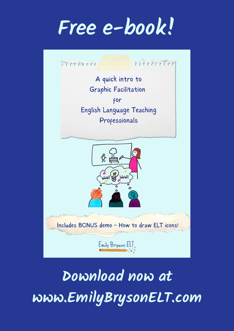 EmilyBrysonELT's tweet image. Want to know more about Graphic Facilitation for ELT Professionals?

I&apos;ve created this FREE e-book to share my knowledge with the world.

emilybrysonelt.com/freebies/

#eltprofessionals #tesol #tesolteacher #tefl #teflteacher #eflteacher #eslteacher #eslteachers #esol #esolteacher