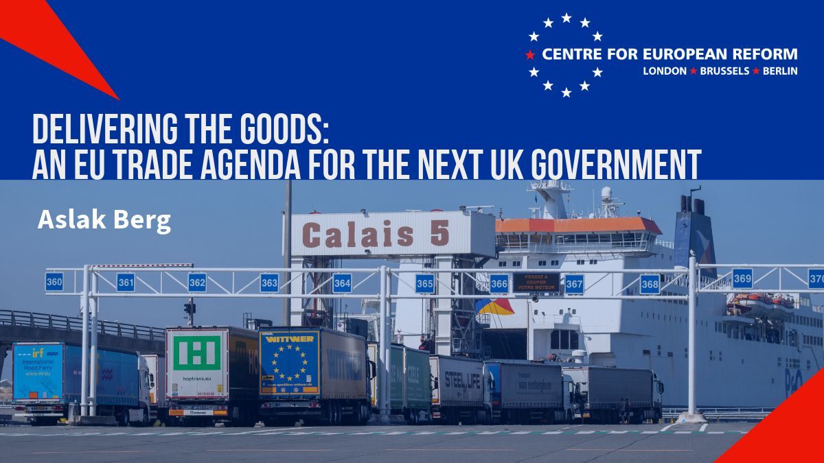 Labour has laid out red lines for the UK-EU relationship – but can afford to more ambitious within those lines. #uklabour #trade 🇬🇧 🇪🇺 🆕 insight by @BergAslak, research fellow @CER_EU buff.ly/4bBFr5w