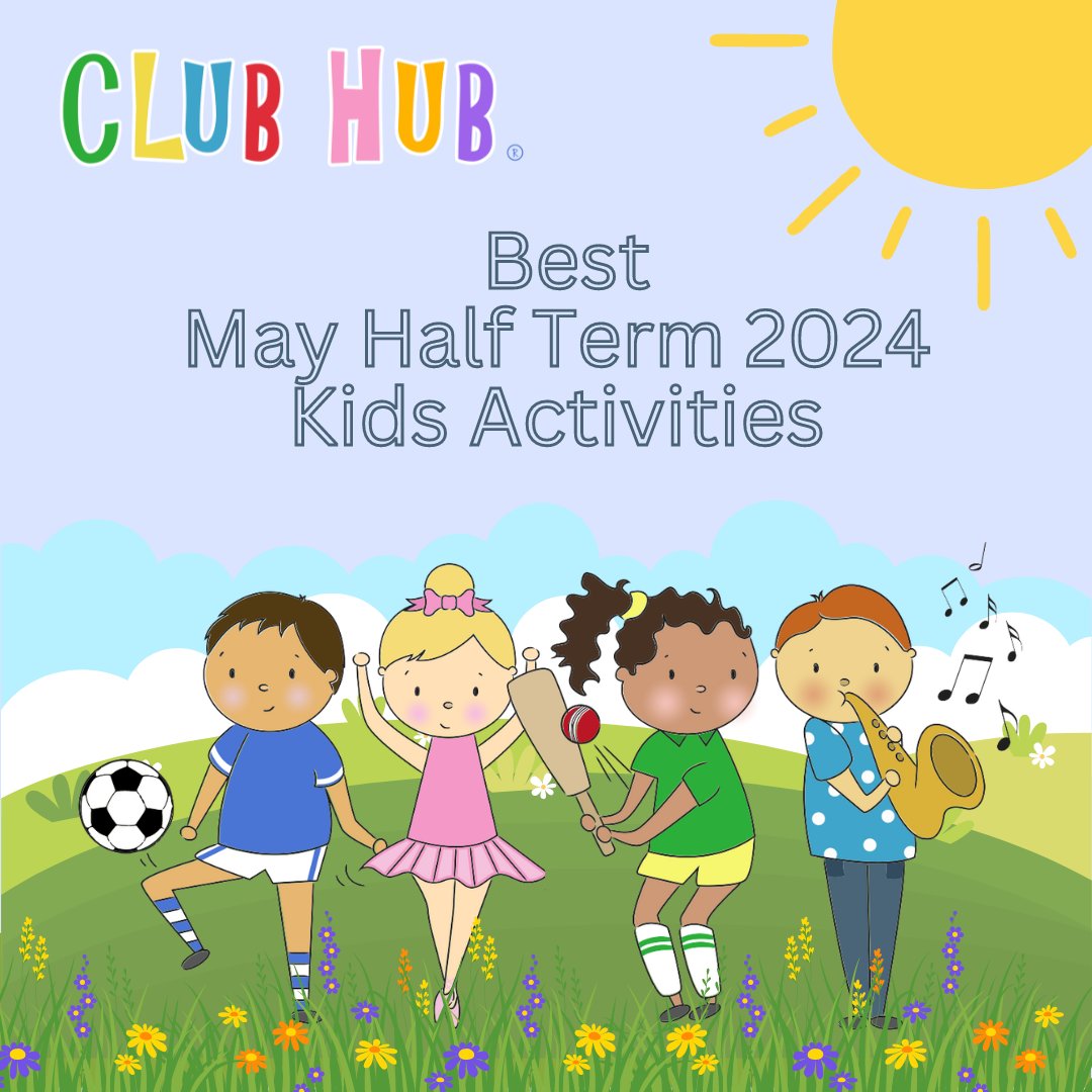 We hope you are having a lovely May Half Term! 

Still looking for things to do? Check out our 'The Best May Half Term 2024 Kids Activities'

clubhubuk.co.uk/the-best-may-h…

#ClubHubUk #ClubHubMember #MayHalfTerm #MayHalfTermKidsActivities #HolidayCamps