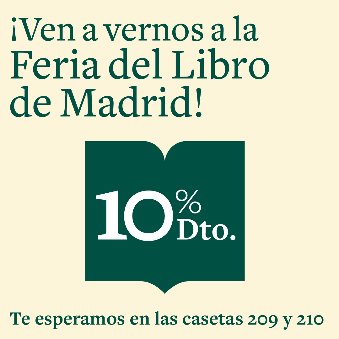 ¡3 días para la @FLMadrid! 🙌 Ven a disfrutar de un ambiente literario único, conoce a tus autores y autoras favoritos y llévate tus libros firmados. 📖✍ Además, ¡aprovecha un 10% de descuento en todas tus compras! 🎉 ¡️Te esperamos en #FLMadrid24! 👉bit.ly/3ybwelA