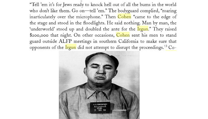 @GiladAtzmon This should come as no surprise. Jewish American mobsters raised millions of dollars for the Irgun terror gang, now called the Likud Party.