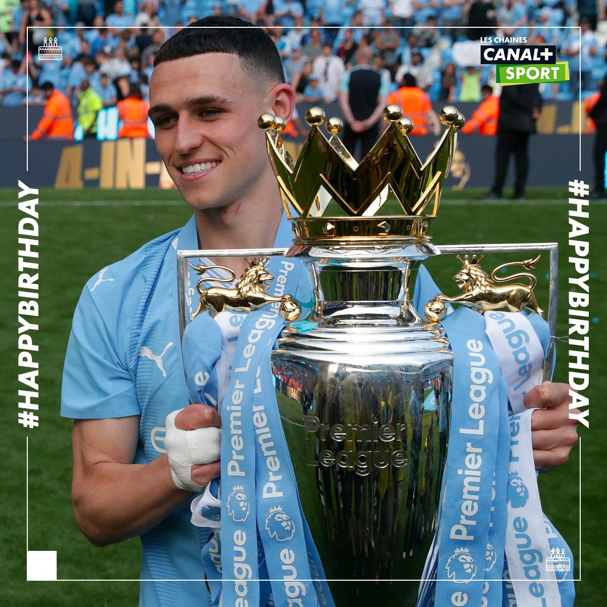 #HappyBirthday 🎉 au jeune crack anglais de Manchester City 😍 Le meilleur joueur de la Premier League est-il toujours dans la course au Ballon d'Or ?