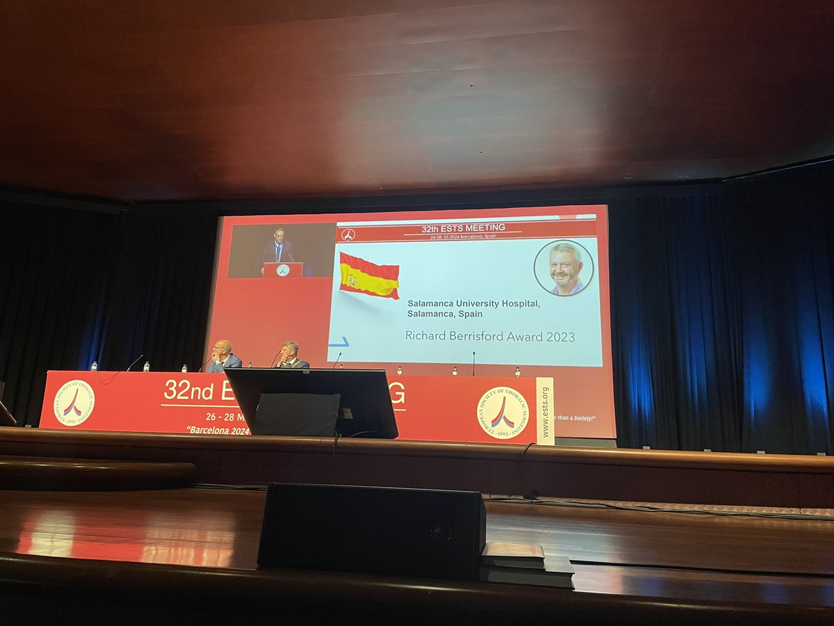 Cirugía Torácica Salamanca (@toracicaslm) on Twitter photo We are very happy to have received the Richard Berrisford award for the quality of our contribution to the European database at the #ESTS2024 congress. <a href="/thoracic/">ESTS</a> <a href="/SECTtoracica/">SECT</a> <a href="/Teresagh/">Teresa Gómez</a> <a href="/MGFuentesGago/">Marta G Fuentes</a> <a href="/ForcadaClara/">Clara Forcada</a> We are very happy to have received the Richard Berrisford award for the quality of our contribution to the European database at the #ESTS2024 congress. <a href="/thoracic/">ESTS</a> <a href="/SECTtoracica/">SECT</a> <a href="/Teresagh/">Teresa Gómez</a> <a href="/MGFuentesGago/">Marta G Fuentes</a> <a href="/ForcadaClara/">Clara Forcada</a>