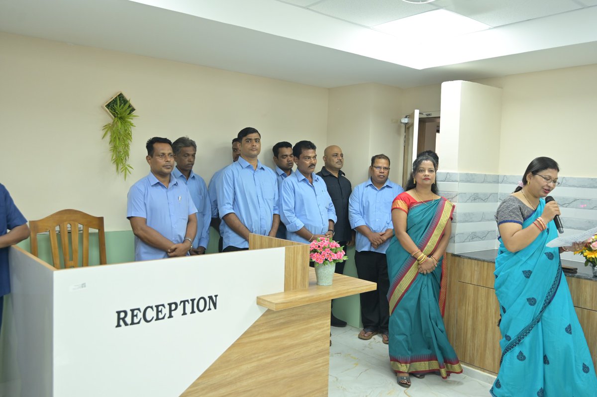 A newly renovated and refurbished Canteen named 'PUNYATOYA' was inaugurated today at Aayakar Bhawan BBSR by PrCCIT Sri M R Panigrahy in presence of senior officers and officials of the department. The canteen is equipped with modular kitchen, cooking equipment and other amenities