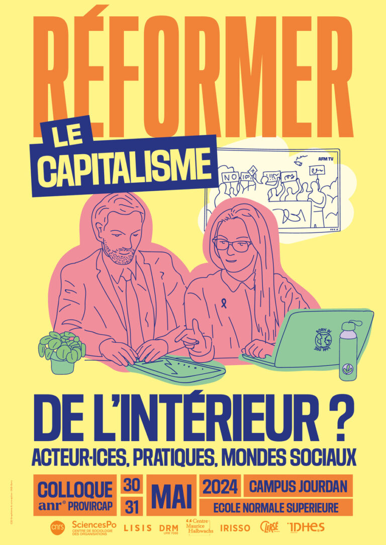AFSP (@afspinfos) on Twitter photo Réformer le capitalisme de l’intérieur ? Acteur·ices, pratiques, mondes sociaux 👉 Colloque à l’initiative de l’équipe ANR PROVIRCAP les 30 et 31 mai 2024 à l’ENS Campus Jourdan, Paris.
Programme : provircap.hypotheses.org/740
Inscriptions : reformerlecapitalisme@gmail.com Réformer le capitalisme de l’intérieur ? Acteur·ices, pratiques, mondes sociaux 👉 Colloque à l’initiative de l’équipe ANR PROVIRCAP les 30 et 31 mai 2024 à l’ENS Campus Jourdan, Paris.
Programme : provircap.hypotheses.org/740
Inscriptions : reformerlecapitalisme@gmail.com