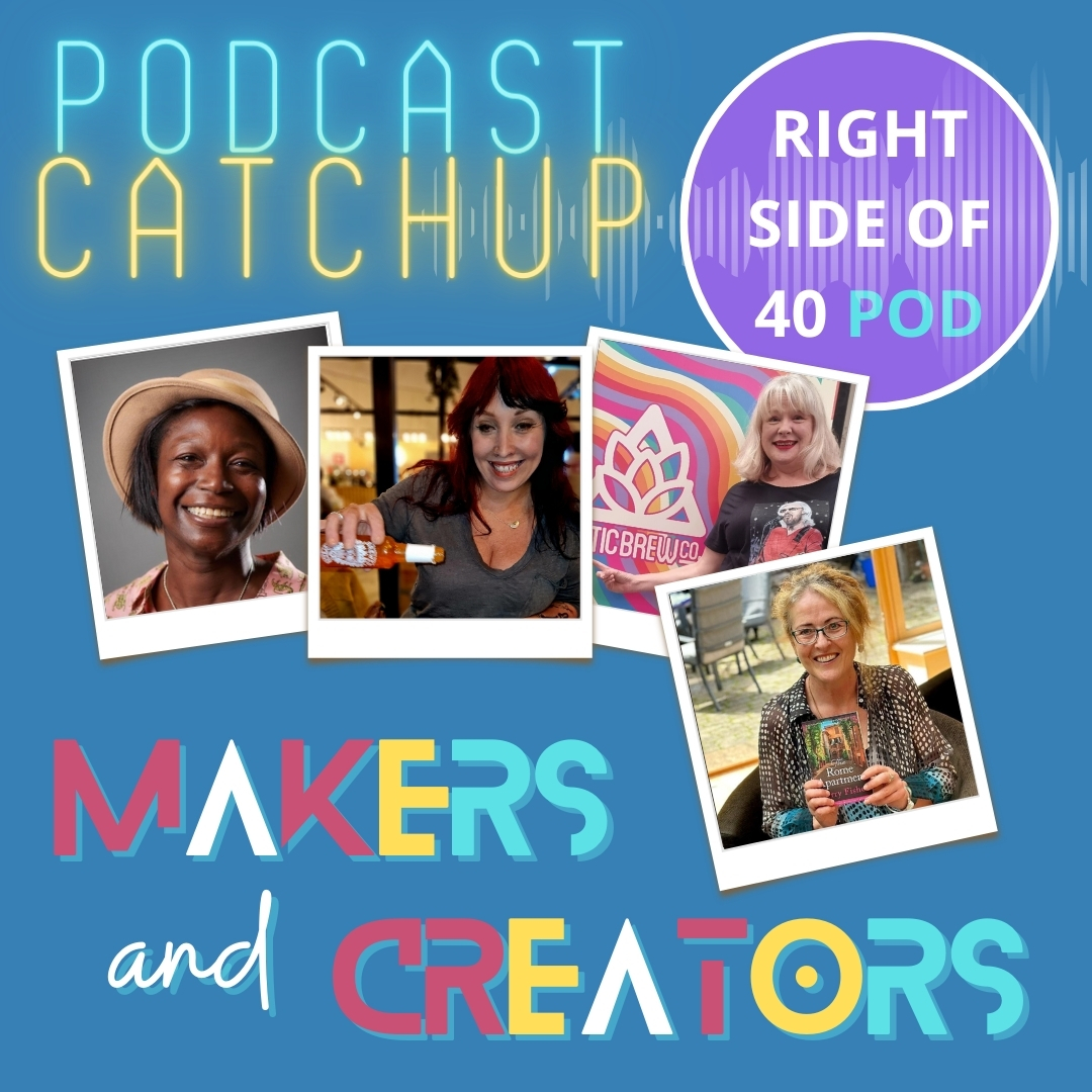 Don't miss any episodes. Catch up or re-listen to The Right Side of 40 podcast at: rightsideof40pod.com/episodes 
#rightsideof40 #podcast #midlife #nevertoolate #beinspired #makers #creators
