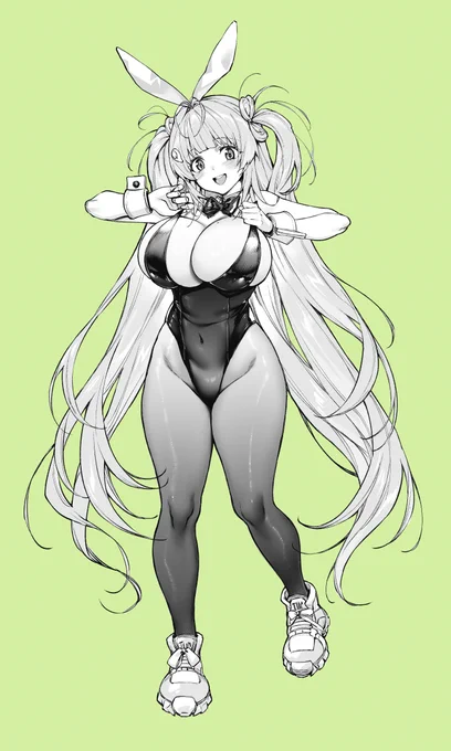 バニーソーダめちゃかわいい、特に立ち絵の顔の表現がめちゃ好き。 