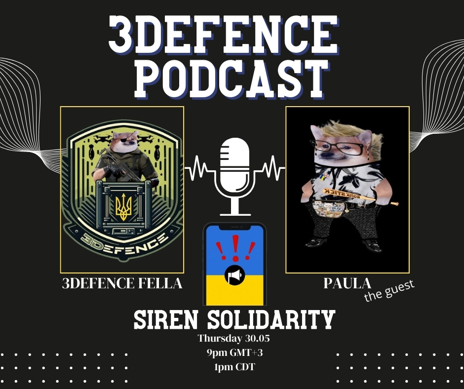 🚨 Exciting News! 🚨 We're thrilled to announce the launch of our first podcast episode: 'Siren Solidarity'! featuring @paulajpzn🎙️🇺🇦 Join us as we chat with Paula - a remarkable supporter from the UK who has the Air Raid Alert app installed on her phone, raising awareness