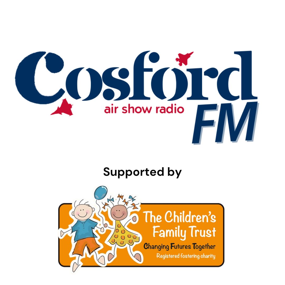 The dedicated radio station for the RAF Cosford Air Show is now streaming online Listen to Cosford FM, supported by the Children’s Family Trust, for the latest news, interviews, commentary and more Listen to 87.7FM or via the link👇 player.aiir.com/cosford-fm/ #Cosford24 #TakeFlight