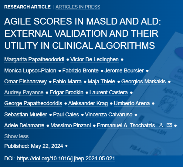 JHepatology's tweet photo. 🆕Article in press❕

Agile scores in MASLD and ALD

➡️External validation and their utility in clinical algorithms

Full text here👉https://t.co/uea2ML1TC5

@marg_p
#LiverTwitter https://t.co/e3Uprxrmbd