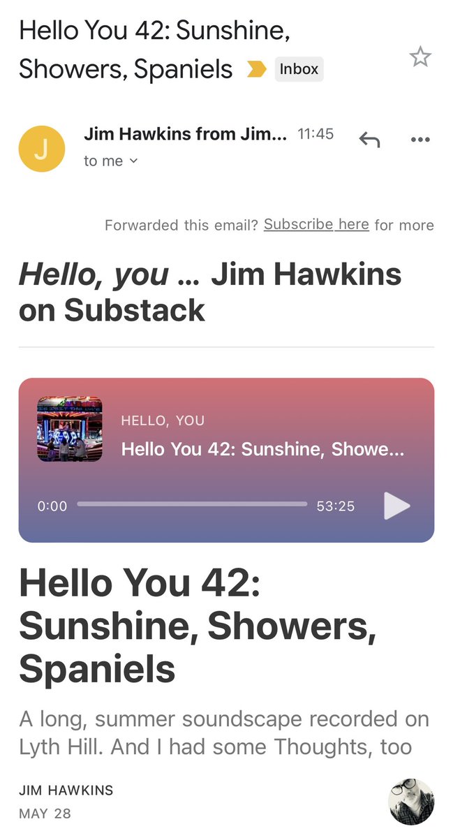 evmoregirl's tweet image. When you get an email notification of a new #helloyou &amp;amp; look at tick list realise you’re getting behind !!!!!

Lovely few days away recharging batteries at my happy place 

On way back now &amp;amp; hoping to catch up really soon @jimallthetime 

A quick 👋🏼 to the #helloyoufamily
