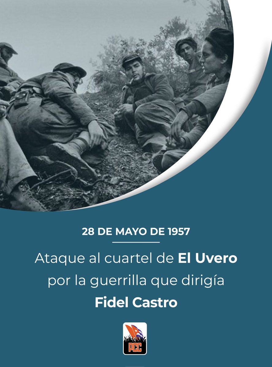 La fecha de hoy nos recuerda ese La importancia que tiene la Batalla de El Uvero, es que fue el primer combate de proporciones grandes librado contra aquellas fuerzas de la tiranía por los revolucionarios.

#Cuba