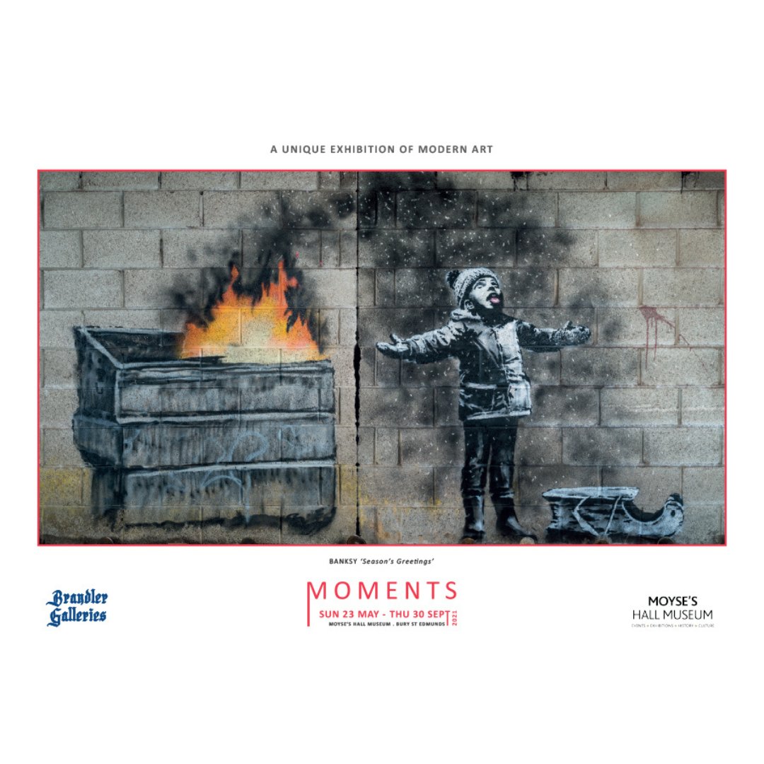 Banksy pieces, available in poster format from our collaborative Moments Exhibition. 

🖼️ Seasons Greetings POSTER
🖌️ Banksy

brandler-galleries.com/product/moment…

#dailyart #banksy #streetart