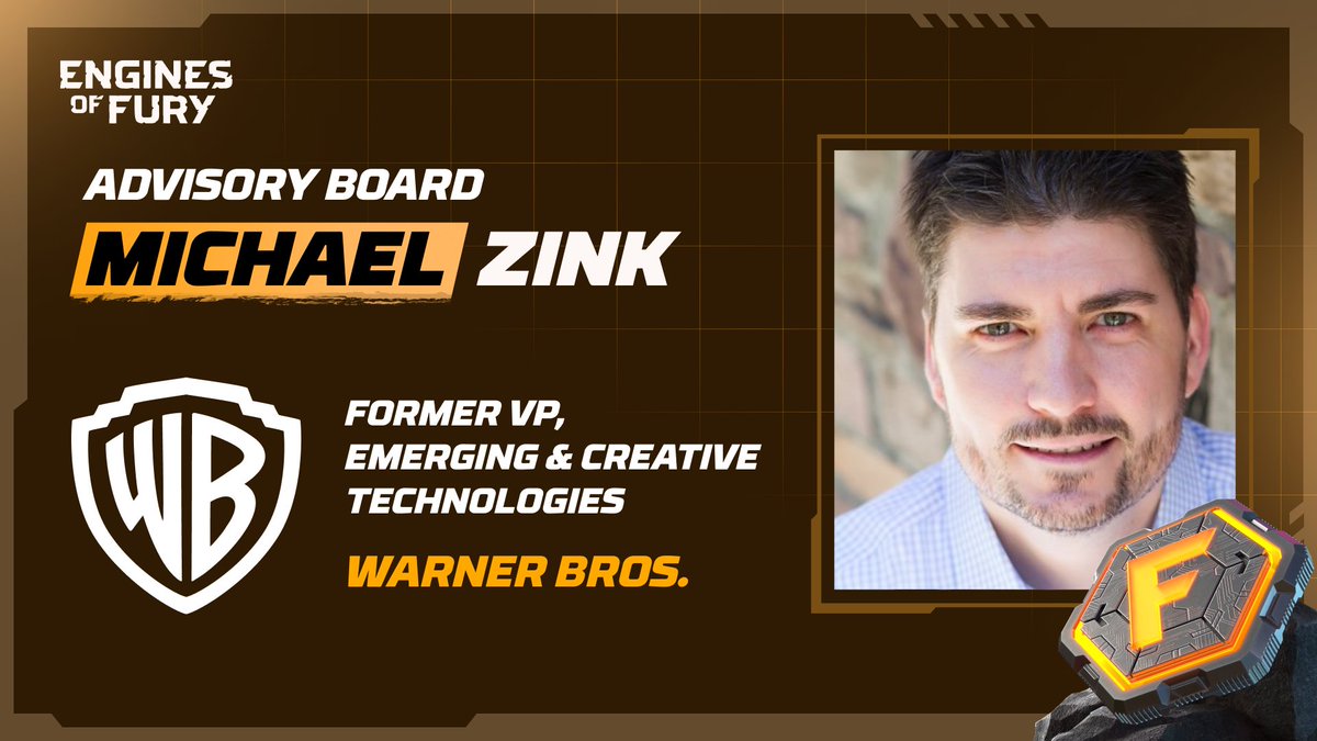 Finally! 🥁 Revealing Michael Zink, Former VP of Emerging Technologies at WARNER BROS as our advisor.

For the past 2 years, we have been working on HUGE plans for our IP expansion &amp; integration, leveraging asset interoperability.

Taking the EoF experience beyond web3 gaming.