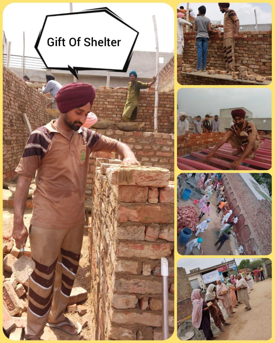 #RamRahim Till date, More than 1600 homeless families have been provided with gift of home under the #HomelyShelter by following the pious teachings of #SaintDrGurmeetRamRahimSinghJiInsan.
#FreeHomesForNeedy
@Gurmeetramrahim