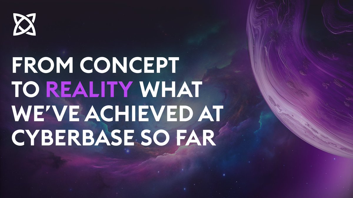 🌐 From Concept to Reality. The Journey of CyberBase

Hey CyberBase fam! Let’s take a walk down memory lane and see how we went from a bright idea to the digital powerhouse we are today ⬇️

📍We started with the wild idea of connecting people globally with Web3 tech. ✅ Imagine