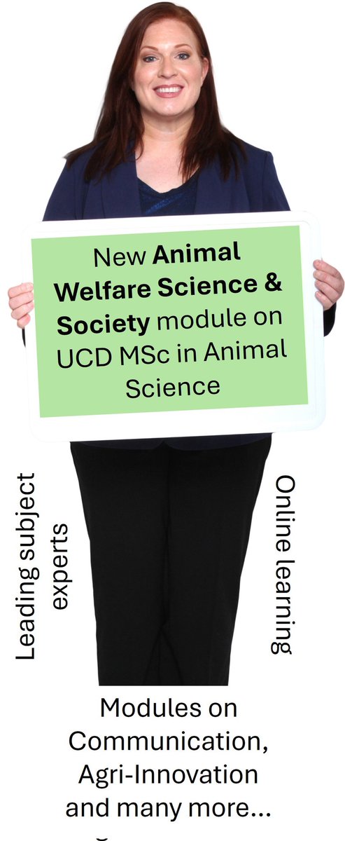 Kieran Meade (@kmeade11) on Twitter photo Animal Welfare, critically important to all livestock production systems and available in Autumn 2024 as part of our UCD MSc! <a href="/ucdagfood/">UCD School Ag & Food</a> Animal Welfare, critically important to all livestock production systems and available in Autumn 2024 as part of our UCD MSc! <a href="/ucdagfood/">UCD School Ag & Food</a>