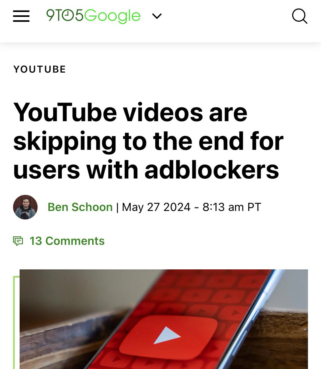 New update from Google just dropped. YouTube users running an ad blocker can no longer watch a video thanks to Google's latest move.