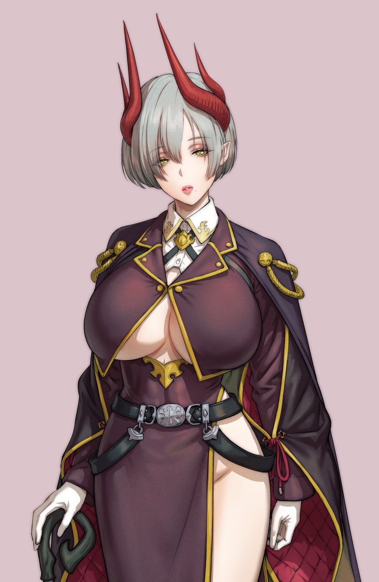 「「22HORNS」キャラその④鏑(カブラ)本名:レリー・ヴィセン・レレレ身長 1」|藤井英俊のイラスト